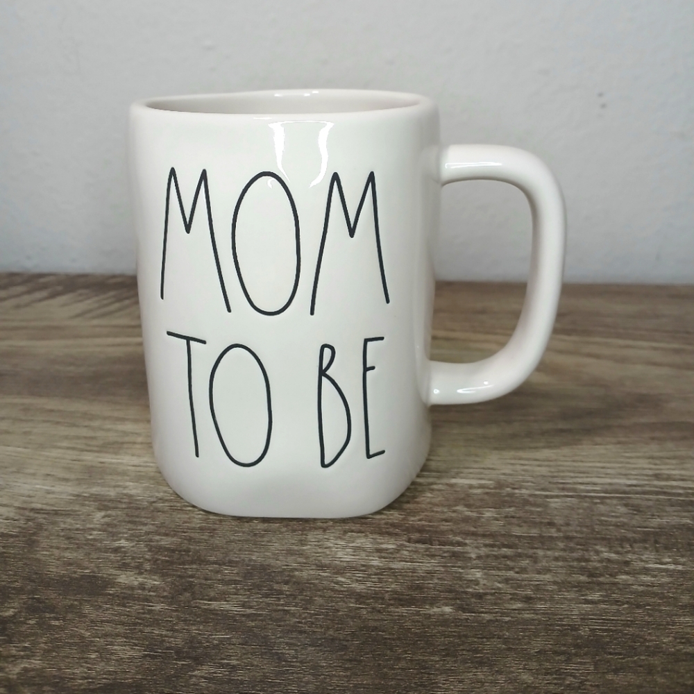Rae Dunn Artisan Collection White Coffee Mug Mom To Be